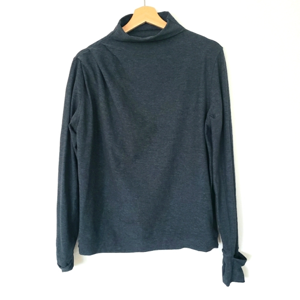 lululemon mock neck long sleeve swearshirt size 10